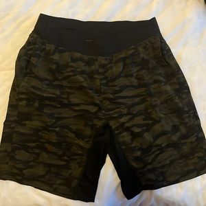 Lululemon Camo Workout Shorts